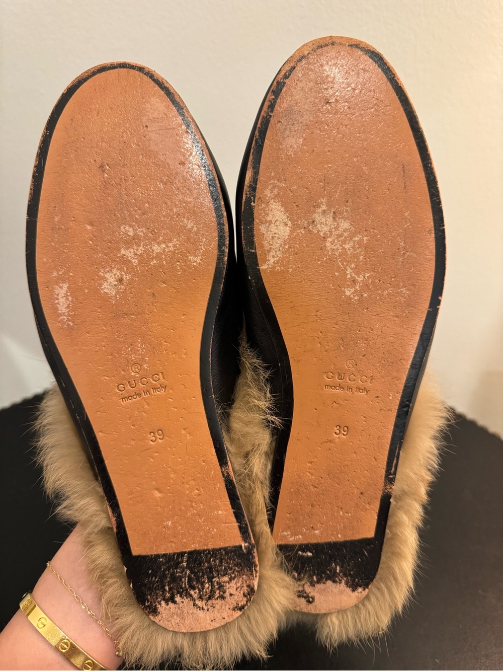 Gucci Princetown Genuine Shearling Loafer Mule (Women) - Picture 7 of 7